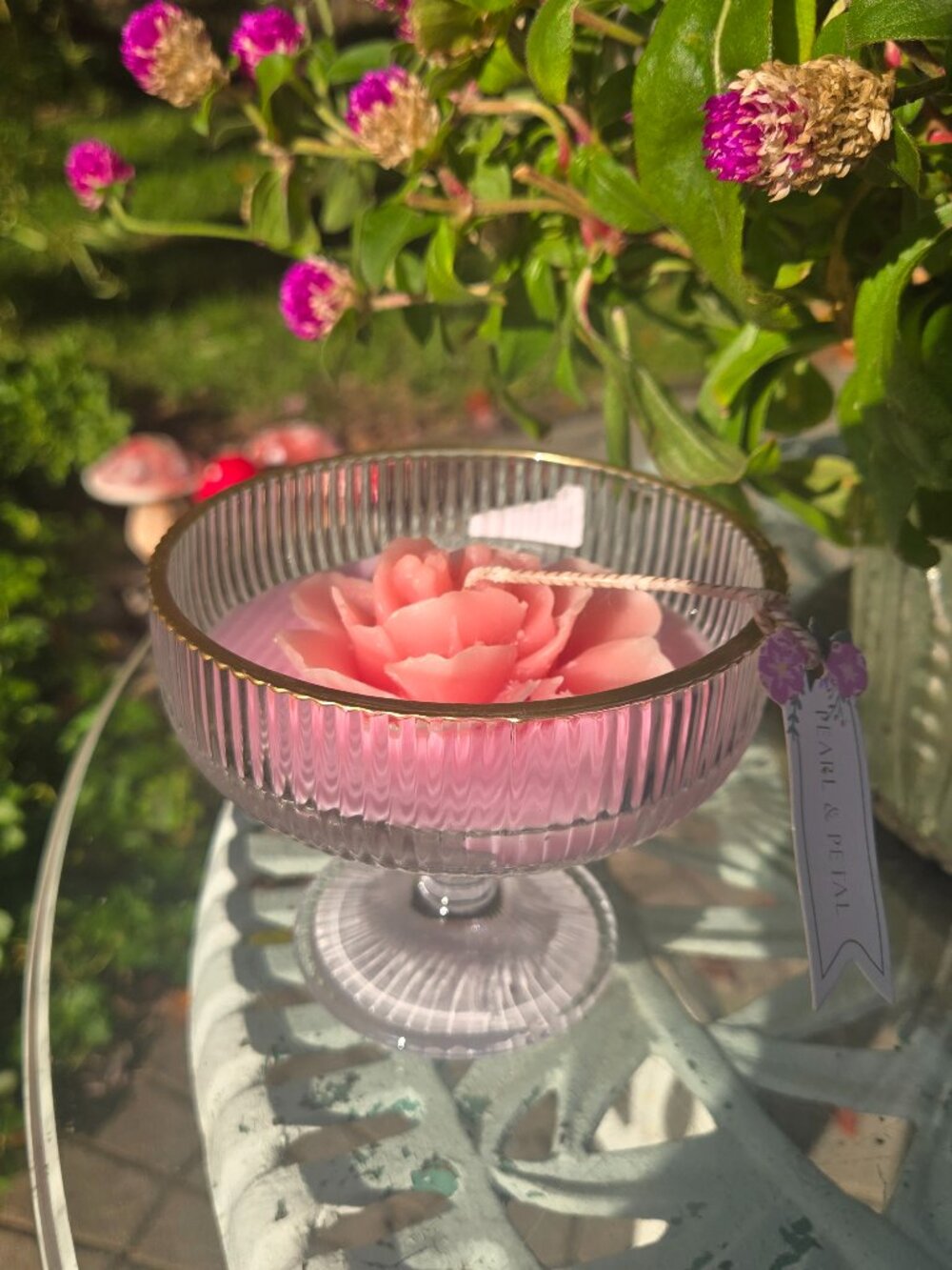 Rose candle - Picture 11 of 16